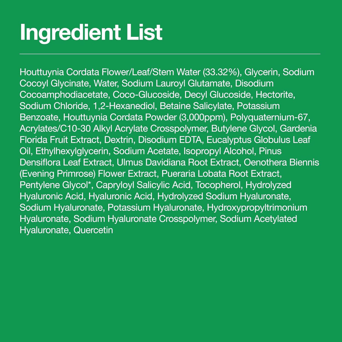Heartleaf Quercetinol Deep Cleansing Foam, 5.07 Fl. Oz.